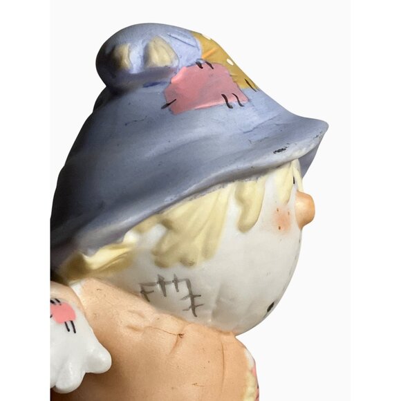 Bumpkins By Fabrique Scarecrow Figurine With Pumpkin Accent 3.5" Tall - Picture 11 of 12